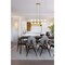Z-Lite Artemis Linear Chandelier, 10-Light, 5 In.W x 40 In.L x 12.75 In.H, Modern Gold/Matte Opal 494-10L-MGLD - alternate 6